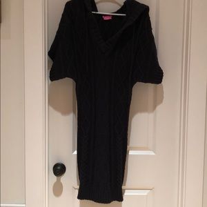 BCBG hooded sweater dress